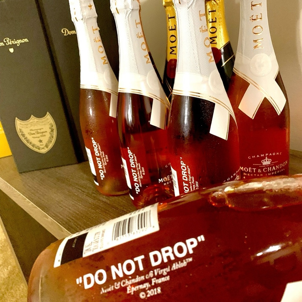 Virgil Abloh x Louis Vuitton x Moët & Chandon Rosé. EXTREMELY RARE INVESTMENT OP